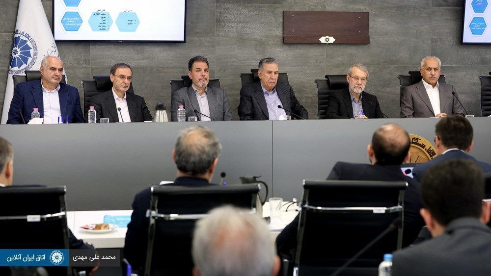 نشست دبیر شورای عالی امنیت ملی با فعالان اقتصادی در اتاق ایران