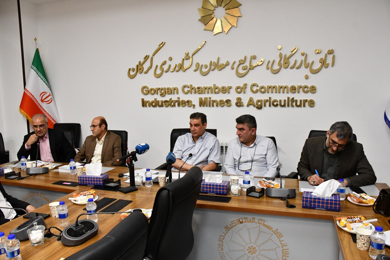سومین جلسه کمیسیون احداث و خدمات فنی - مهندسی اتاق بازرگانی، صنایع، معادن و کشاورزی گرگان در سال ۱۴۰۴