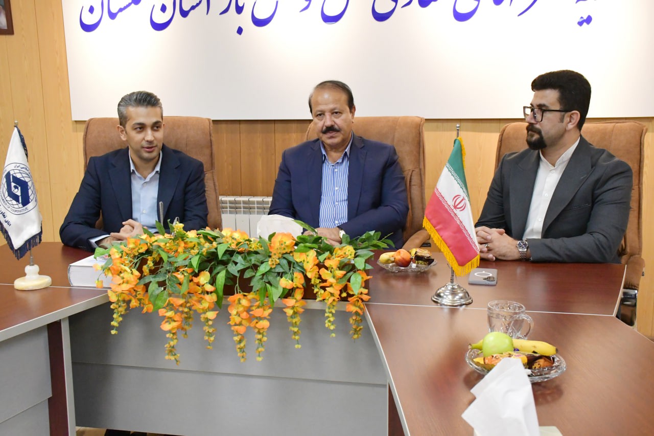 دیدار روسای اتاق‌های سه‌گانه گلستان به مناسبت هفته تعاون