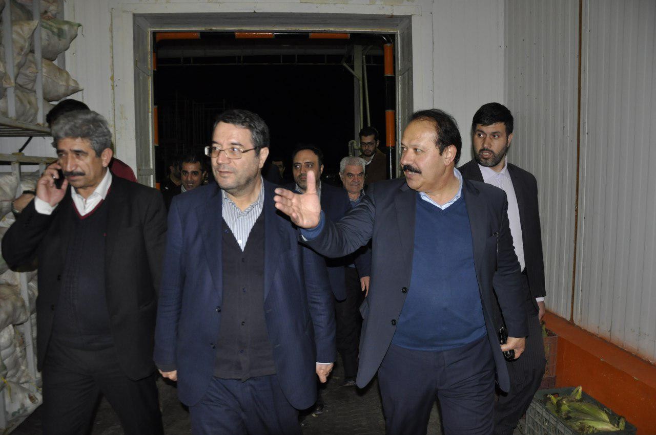 بازدید وزیر صنعت معدن و تجارت و هیات همراه از شرکت تولیدی بهاران پیمان گلستان